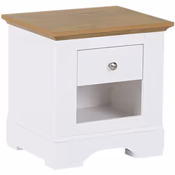 Pratico comodino in stile scandinavo. Il comodino è un accessorio indispensabile per completare una camera da letto. Il nostr ...