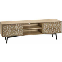 Beliani - Porta tv laminato in color legno chiaro Torvi
