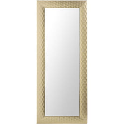 Beliani - Specchio da parete dorato rettangolare 50 x 130 cm Antibes