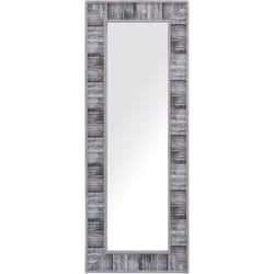 Beliani - Specchio da parete rettangolare bianco e grigio rosnoen