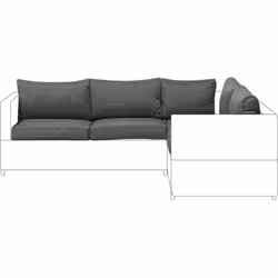 Set di federe in colore beige per arredi da giardino. Un set di federe aggiuntivo per cuscini sarà sempre utile. Dai un tocco ...
