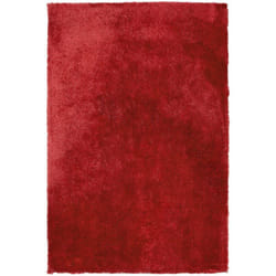 Beliani - Tappeto shaggy rosso 140 x 200 cm Evren