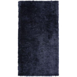 Tappeto shaggy blu scuro 80 x 150 cm Evren