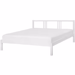 Letto in legno in stile minimalista. Questo letto con rete a doghe dal design minimalista è la scelta ideale per camere da le ...