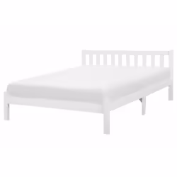 Letto matrimoniale in legno di alta qualità. Questo letto con rete a doghe dal design senza tempo si sposa bene con qualsiasi ...