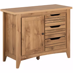 Elegante e moderna credenza in color legno chiaro. Quando cerchi un mobile adatto a tutti gli stili di interior design, quest ...