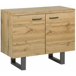 Credenza a 2 ante colore legno naturale Timber