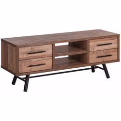 Supporto TV dal design minimalista. Organizza e mantieni il tuo soggiorno in ordine con questa spazioso mobile TV dall'aspett ...