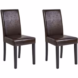 Set di 2 sedie da pranzo dal look classico. Chiaramente ispirate al design scandinavo, queste splendide sedie da pranzo diven ...