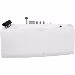 Moderna vasca idromassaggio in acrilico bianco. Lasciati viziare con questa spaziosa vasca idromassaggio. Realizzata in resis ...
