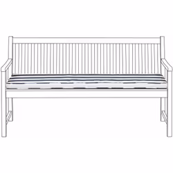 Moderno cuscino per panca da giardino con cerniera. Questo moderno cuscino crea un'atmosfera accogliente e diventa una parte  ...