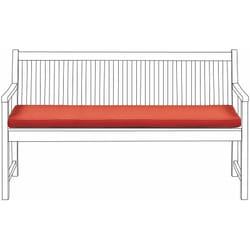 Cuscino Seduta da Panca da Giardino in Poliestere Color Terracotta 160 cm Vivara