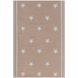 Tappeto rettangolare con motivo a stelle. Porta la classe sia in casa che fuori, con questo tappeto dal design elegante. Real ...