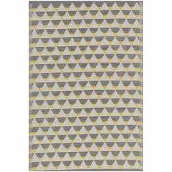 Tappeto moderno con forme geometriche. Dona un tocco di classe a ogni spazio esterno con questo tappeto. Realizzato a partire ...