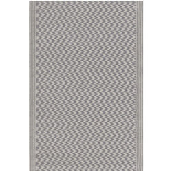 Tappeto per Esterni in Materiale Sintetico Grigio Rettangolare 60 x 90 cm Mango