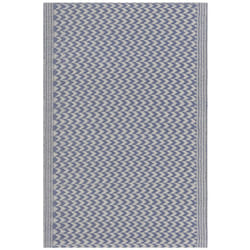 Beliani - Tappeto per Esterni in Materiale Sintetico Blu Rettangolare 60 x 90 cm Mango