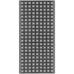 Beliani - Tappeto per Esterni Nero Sintetico 90 x 180 cm Eco Friendly Moderno Rohtak
