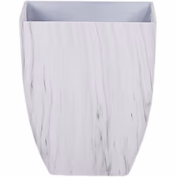 Elegante vaso di fiori effetto marmo lucido. Che si tratti di giardino, balcone o zona interna, con questo elegante vaso di f ...
