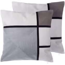 Coppia di cuscini decorativi in stile moderno e glamour. Rendi ancora più accogliente il soggiorno o la camera da letto con q ...