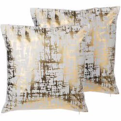 Coppia di cuscini decorativi in stile moderno e glamour. Classe e raffinatezza sono gli aggettivi che meglio descrivono quest ...