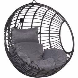 Sedia a dondolo sospesa senza supporto per uso interno ed esterno. Apri le porte al comfort con questa sedia a sospensione. R ...