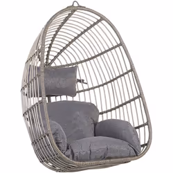 Sedia a dondolo sospesa senza supporto per uso interno ed esterno. Cambia la solita poltrona con questa originale sedia a uov ...