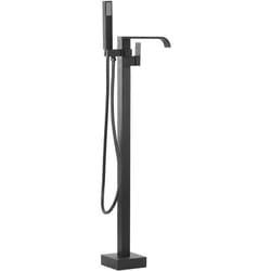 Miscelatore Monocomando Nero Opaco per Vasca Freestanding Moderno Niagara