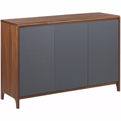 Credenza a 3 porte stile retro. Riponi tutti i tuoi preziosi oggetti con stile. Questa credenza a 3 ante è ideale per ogni so ...