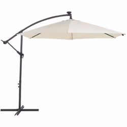 Ombrellone con LED. Quest'ombrellona garantisce relax e protezione dal caldo sole estivo. E' dotato di un robusto palo in all ...