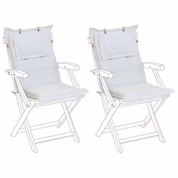 Set di cuscini imbottiti per sedia da giardino. Aggiungi un tocco estivo a ogni spazio esterno con questo set di 2 cuscini de ...