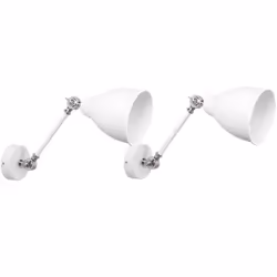 Moderno set di 2 applique. Caratterizzato dalla massima funzionalità e da un design originale, questo elegante set di 2 lampa ...