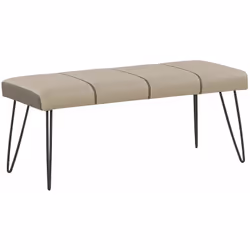 Panchina dallo stile moderno . Perfetta sia per sedersi che come decorazione, questa panca camera da letto è raffinata e funz ...