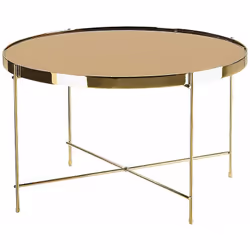 Elegante tavolino da salotto. Dona un tocco di eleganza e di glamour alla tua zona giorno con questo tavolino lucido che migl ...