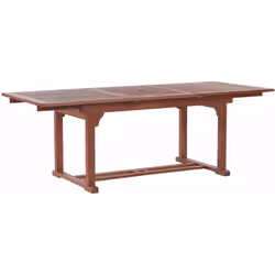 Tavolo da giardino rettangolare in legno d'acacia. Questo elegante tavolo da giardino allungabile in legno è la scelta ideale ...