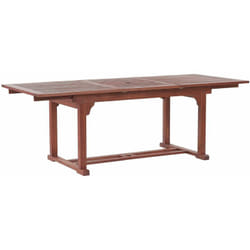 Tavolo da Esterno Allungabile in Legno di Acacia Scuro 160/220 x 90 cm Toscana