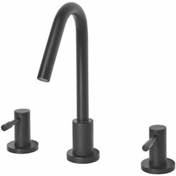 Miscelatore per Lavabo a Doppia Leva Moderno in Ottone Nero Opaco Kalambo