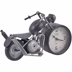 Orologio a forma di Motocicletta. Aggiungi un tocco di classe al tuo salotto, camera da letto o ufficio a casa con questo oro ...