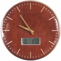 Orologio da parete dal design vintage. Apri le porte allo stile retrò con questo elegante orologio da parete. Realizzato in m ...