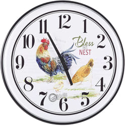 Beliani - Orologio da Parete in Metallo Multicolore Rotondo Stile Country ø 48 cm Horw