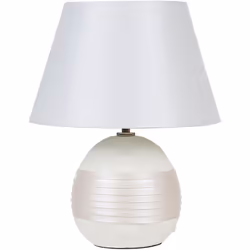 Lampada da tavolo in ceramica. Porta stile e funzionalità in casa con questa lampada da tavolo. Realizzata in porcellana di a ...