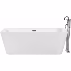 Vasca da bagno contemporanea in acrilico bianco. Questa elegante vasca da bagno dal design contemporaneo, è perfetta per ogni ...