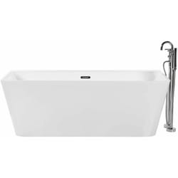 Vasca da Bagno Freestanding Acrilico Bianco Design Moderno 170 x 77 cm Hassel