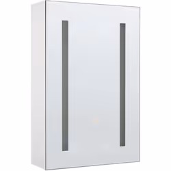 Elegante mobiletto da bagno a specchio. Rinnova con stile il bagno con questo mobile. Realizzato in durevole compensato di al ...