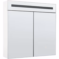 Elegante mobiletto da bagno a specchio. Rinnova con stile il bagno con questo mobile. Realizzato in durevole compensato di al ...