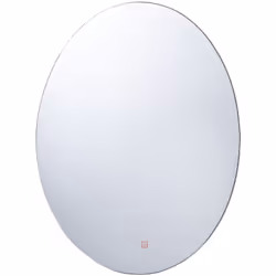 Specchio da bagno con luce LED dal design classico. Rinnova l'aspetto della tua casa con questo specchio da parete ovale. È d ...