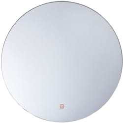 Specchio da Bagno a Parete Rotondo con Illuminazione LED 60 x 60 cm Callac