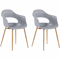 Set di 2 pratiche ed eleganti sedie da pranzo. Un pratico set di due sedie per dare un tocco di novità ai tuoi spazi interni  ...