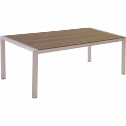 Tavolo esterno per 6 persone. Questo comodo ed elegante tavolo da esterno è il complemento ideale per il giardino o la terraz ...