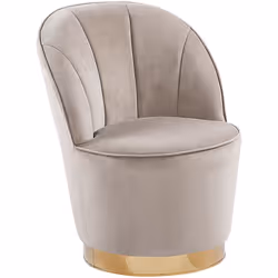 Esclusiva poltrona club in velluto. Desideri una poltrona dal design davvero speciale? Con una superficie vellutata e uno sch ...
