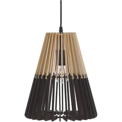 Beliani - Lampadario in Metallo Nero e Rame Paralume Stile Industriale 121 cm Cavalla